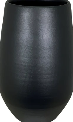 Outlet HS Blumentopf Petra schwarz D 33 H 70 cm Blumentöpfe & Pflanzgefäße|Blumentöpfe