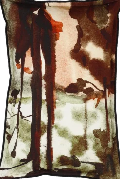 Clearance In the Mood Collection Dekokissen Foresta grün/braun/rot 35 x 55 cm Kissen|Dekokissen