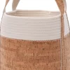 Aufbewahrungskorb Julan weiß / Kork D 30 H 30 cm Aufbewahrung