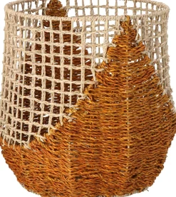 Aufbewahrungskorb Mel natur / braun D 45 H 44 cm Aufbewahrung