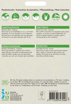 Best Basilikum feinblättrig (Ocimum basilicum) Samen Kräutersamen|Saatgut