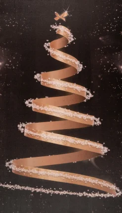 Sale Bild auf Leinwand mit LED Beleuchtung warmweiß / extra warm 70 x 120 x 3 cm Weihnachtliche Wanddeko