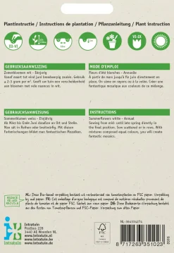 Blumensamen-Mischung Sommerblumen weiß Blühende Pflanzen|Saatgut