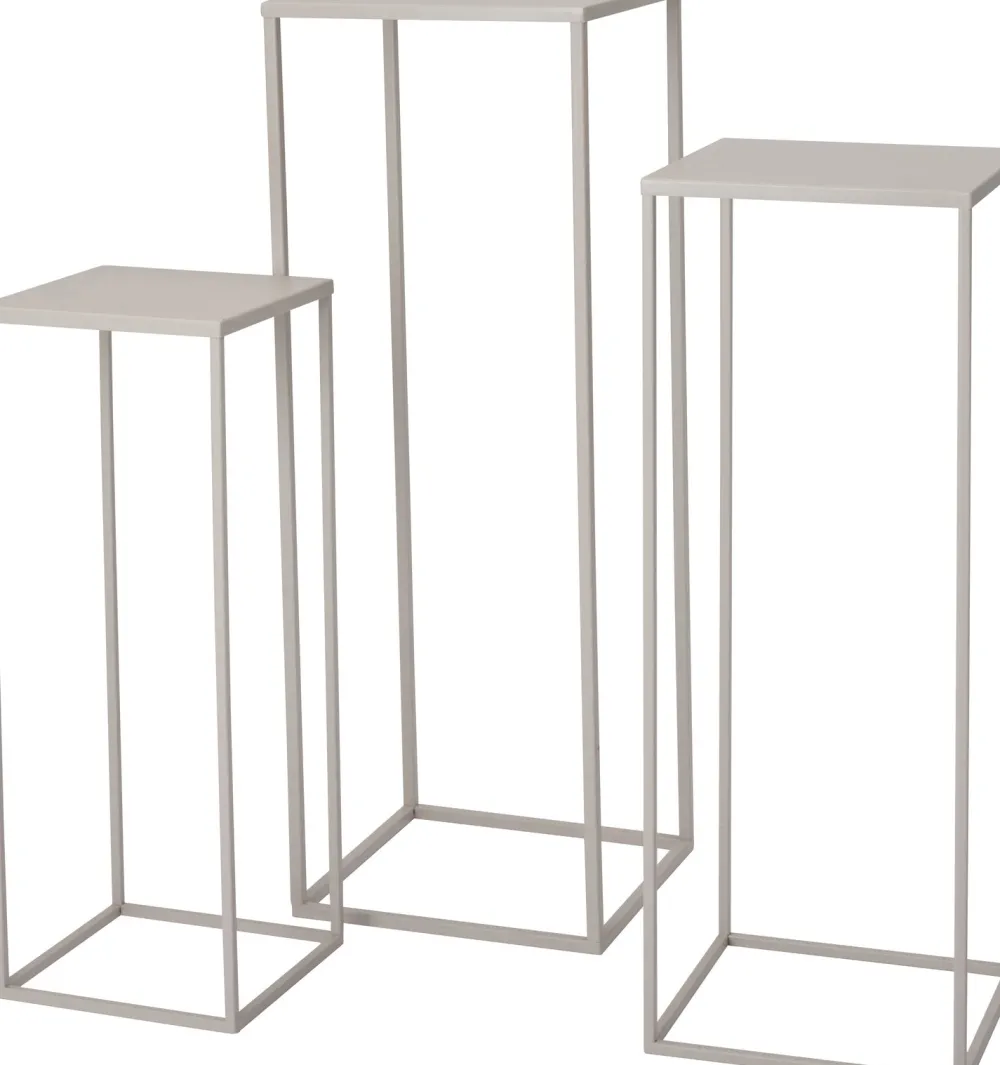 Discount Blumenständer Guido weiß 19 x 19 x 50 cm Pflanztische & -Regale