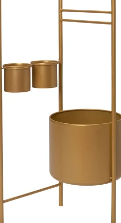 Hot Blumenständer Nena gold D 28 H 85 cm Pflanztische & -Regale|Blumentöpfe & Pflanzgefäße