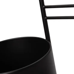 Clearance Blumenständer Nena schwarz D 28 H 80 cm Pflanztische & -Regale|Blumentöpfe