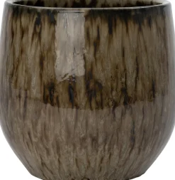 Best Blumentopf Adna schwarz / braun D 34 H 32 cm Blumentöpfe|Blumentöpfe & Pflanzgefäße