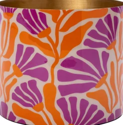 New Blumentopf Akio rosa/orange D 15 H 15 cm Blumentöpfe & Pflanzgefäße|Blumentöpfe