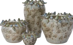 Online Blumentopf Andor beige D 13 H 9 cm Blumentöpfe|Blumentöpfe & Pflanzgefäße