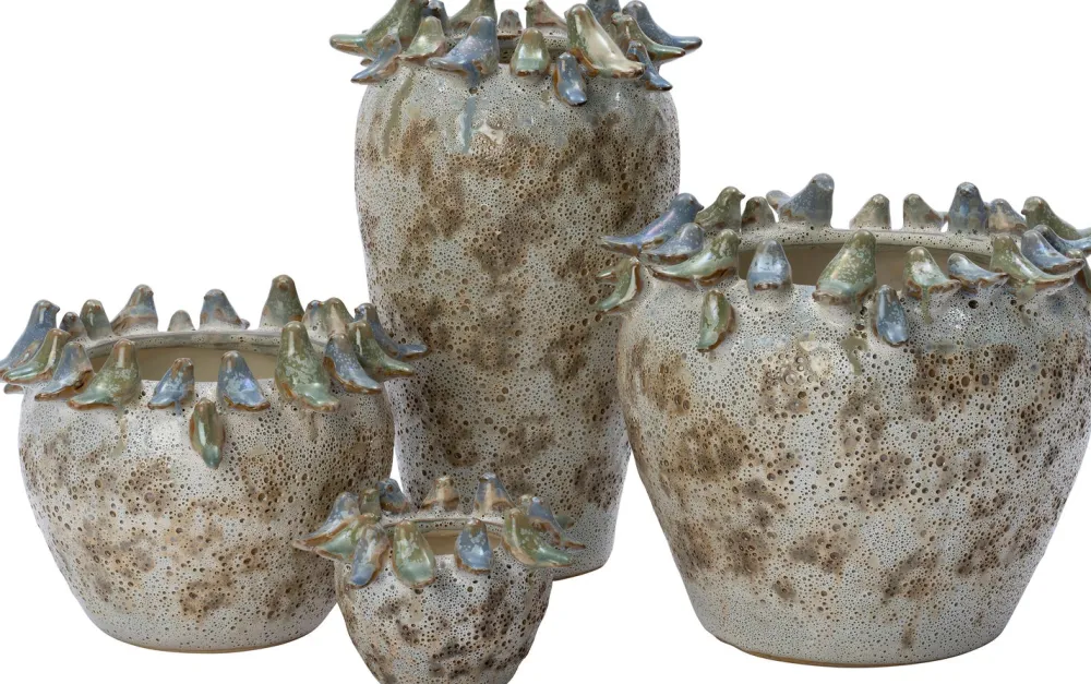 Online Blumentopf Andor beige D 13 H 9 cm Blumentöpfe|Blumentöpfe & Pflanzgefäße