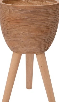 New Blumentopf auf Füßen Tyler natur D 30,5 H 50 cm Blumentöpfe|Blumentöpfe & Pflanzgefäße