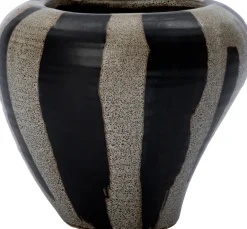 Outlet Blumentopf Beetle barun/schwarz D 15 H 14 cm Blumentöpfe & Pflanzgefäße|Blumentöpfe