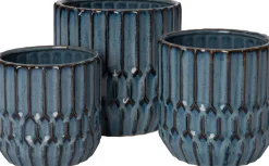 Sale Blumentopf Bibi blau D 14 H 14,5 cm Blumentöpfe|Blumentöpfe & Pflanzgefäße