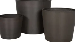 Clearance Blumentopf Boaz grau D 50 H 45 cm Blumentöpfe|Blumentöpfe & Pflanzgefäße