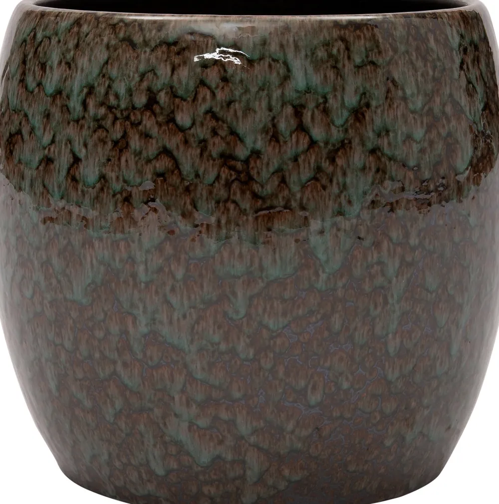 Outlet Blumentopf Braz grün D 16 H 16 cm Blumentöpfe & Pflanzgefäße|Blumentöpfe