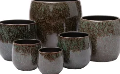 Outlet Blumentopf Braz grün D 16 H 16 cm Blumentöpfe & Pflanzgefäße|Blumentöpfe