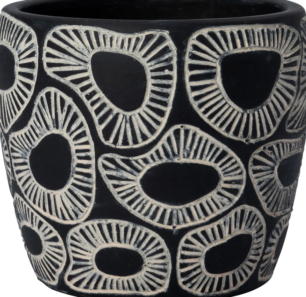 Online Blumentopf Carl schwarz D 18 H 16 cm Blumentöpfe & Pflanzgefäße|Blumentöpfe