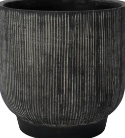 Sale Blumentopf Cort schwarz D 12 H 12 cm Blumentöpfe & Pflanzgefäße|Blumentöpfe