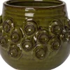 Discount Blumentopf Dante grün D 17,5 H 13,5 cm Blumentöpfe & Pflanzgefäße|Blumentöpfe