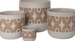 Hot Blumentopf Finn weiß D 14,5 H 13,5 cm Blumentöpfe|Blumentöpfe & Pflanzgefäße