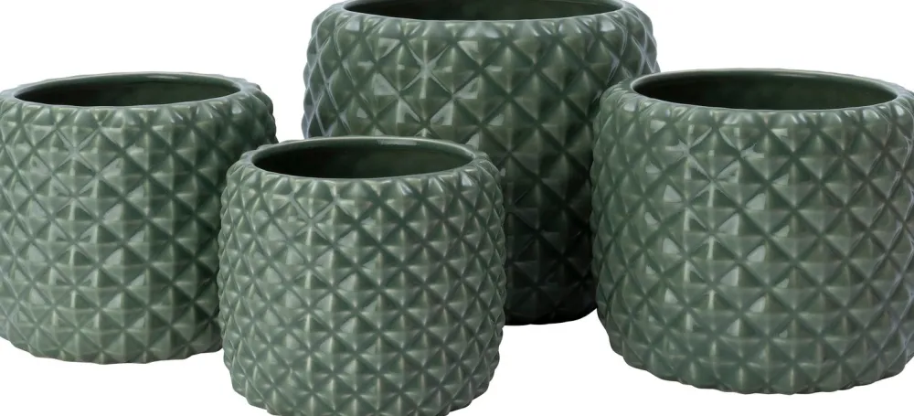 Online Blumentopf Floris grün D 20 H 18 cm Blumentöpfe & Pflanzgefäße|Blumentöpfe