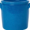 Discount Blumentopf Gaia D 24 H 24 cm blau Blumentöpfe|Blumentöpfe & Pflanzgefäße