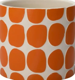 Blumentopf Idar orange D 7 H 6,5 cm Blumentöpfe & Pflanzgefäße|Blumentöpfe