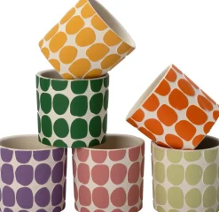 New Blumentopf Idar gelb D 7 H 6,5 cm Blumentöpfe|Blumentöpfe & Pflanzgefäße