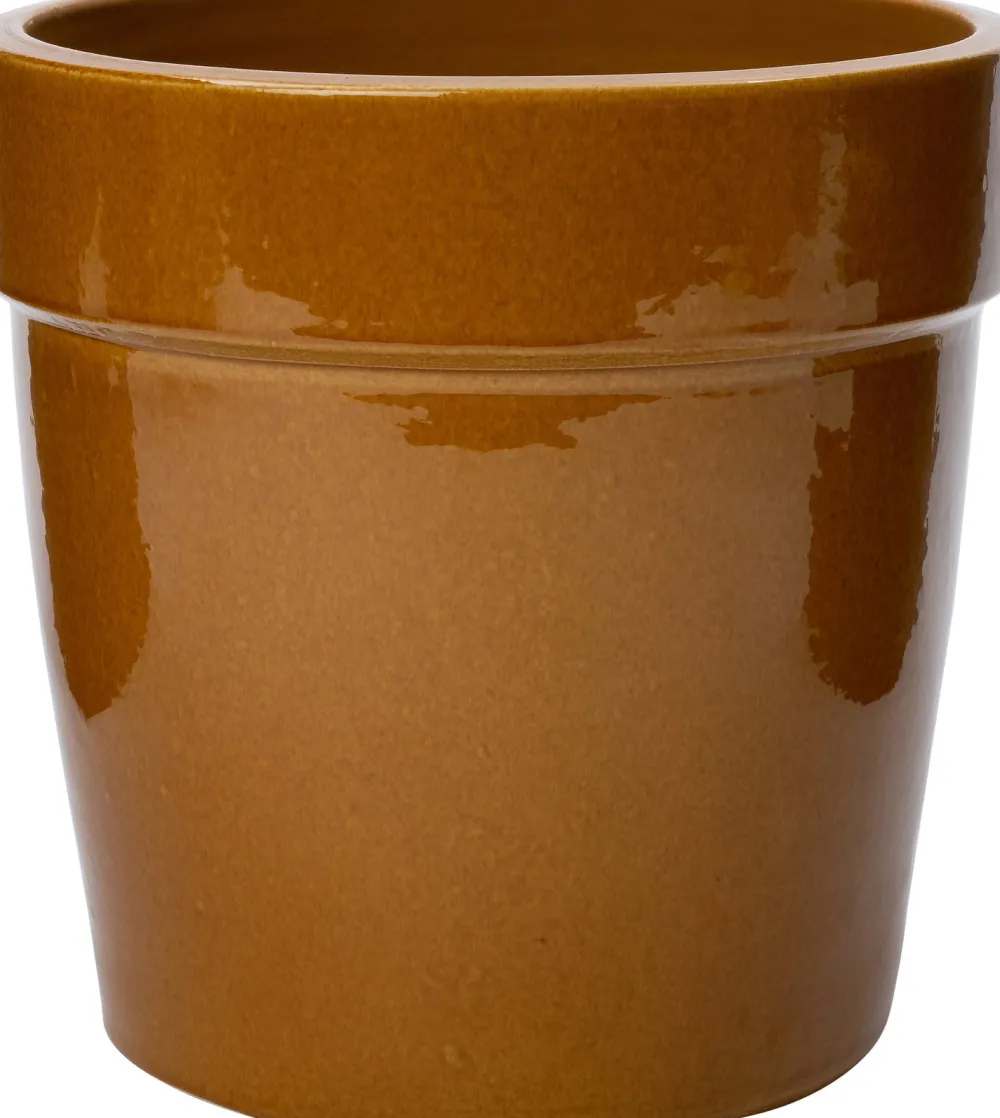 Outlet Blumentopf Indor gelb D 29 H 27 cm Blumentöpfe & Pflanzgefäße|Blumentöpfe