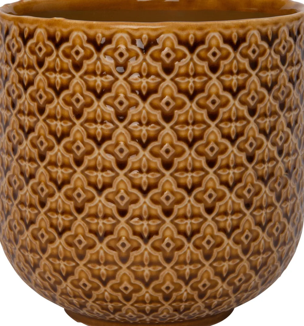 Online Blumentopf Ingo hellbraun D 14,5 H 14 cm Blumentöpfe|Blumentöpfe & Pflanzgefäße