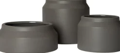 Blumentopf Janna grau D 20,5 H 8,5 cm Blumentöpfe & Pflanzgefäße|Blumentöpfe