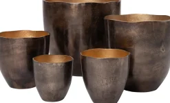 Clearance Blumentopf Lize D 16 H 16 cm kupfer / blau Blumentöpfe & Pflanzgefäße|Blumentöpfe