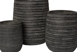 Clearance Blumentopf Lyn braun D 24 H 29 cm Blumentöpfe & Pflanzgefäße|Blumentöpfe