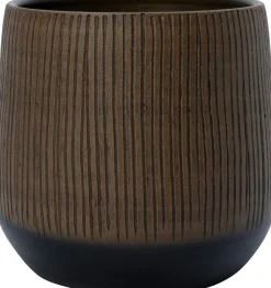 Outlet Blumentopf Melle braun D 22 H 20 cm Blumentöpfe & Pflanzgefäße|Blumentöpfe