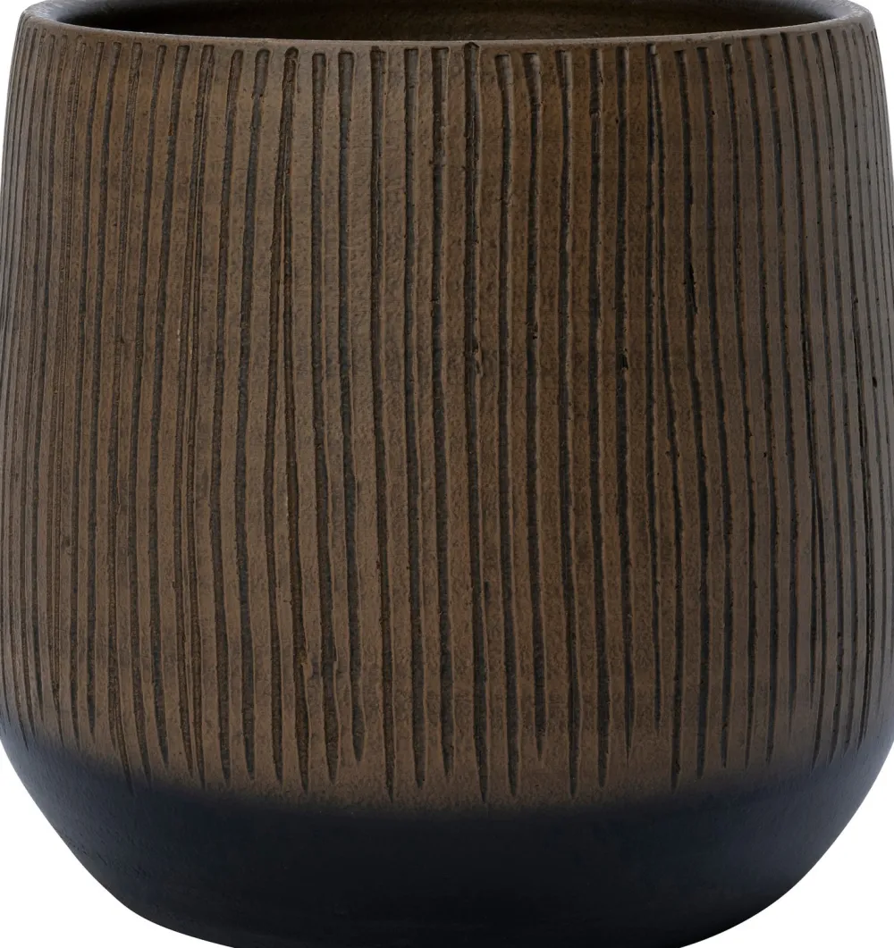 Hot Blumentopf Melle braun D 16 H 14 cm Blumentöpfe & Pflanzgefäße|Blumentöpfe