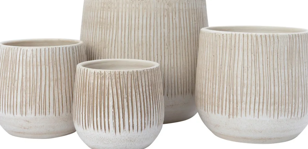 Outlet Blumentopf Melle creme D 16 H 14 cm Blumentöpfe & Pflanzgefäße|Blumentöpfe