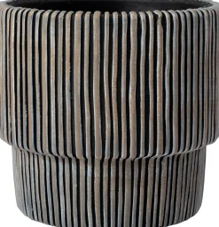 Blumentopf Milan schwarz D 17 H 16 cm Blumentöpfe|Blumentöpfe & Pflanzgefäße