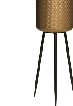 Best Blumentopf mit Fuß gold D 20 H 54,5 cm Blumentöpfe & Pflanzgefäße|Blumentöpfe