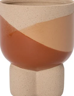 New Blumentopf mit Fuß Jay orange D 14,3 H 17,2 cm Blumentöpfe|Blumentöpfe & Pflanzgefäße