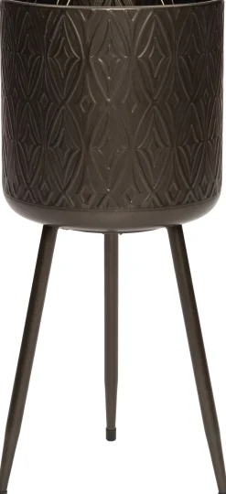 Outlet Blumentopf mit Füßen Eliza D 27 cm H 60 cm schwarz Blumentöpfe|Blumentöpfe & Pflanzgefäße