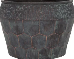 Hot Blumentopf Nika grün / kupfer D 36 H 25 cm Blumentöpfe|Blumentöpfe & Pflanzgefäße