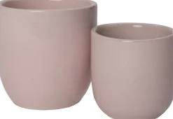 Sale Blumentopf Ravel rosa D 10 H 10 cm Blumentöpfe|Blumentöpfe & Pflanzgefäße