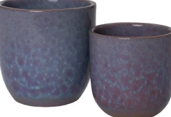 Hot Blumentopf Ravel blau D 13 H 13 cm Blumentöpfe & Pflanzgefäße|Blumentöpfe