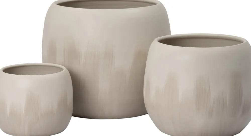 Discount Blumentopf Sabina creme D 44 H 32 cm Blumentöpfe|Blumentöpfe & Pflanzgefäße