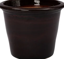 Online Blumentopf Saxon dunkelbraun D 35 H 27 cm Blumentöpfe|Blumentöpfe & Pflanzgefäße