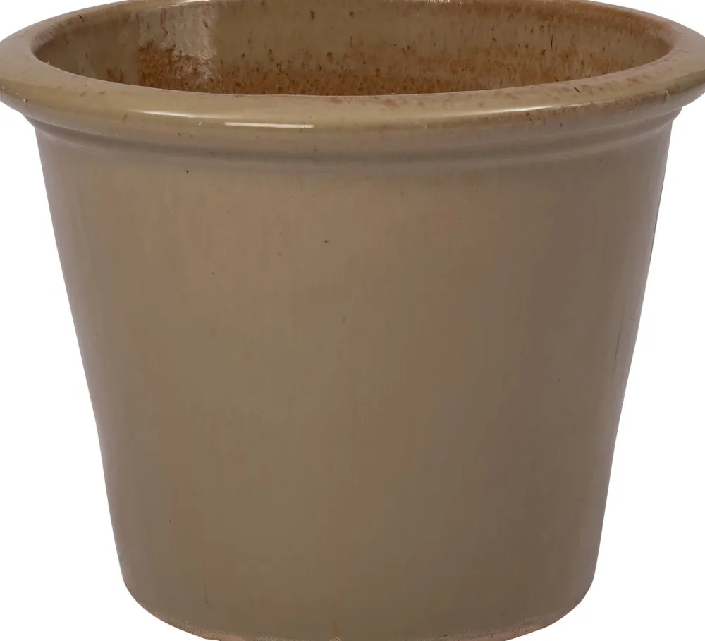 Outlet Blumentopf Saxon creme D 35 H 27 cm Blumentöpfe|Blumentöpfe & Pflanzgefäße