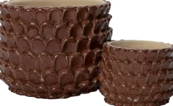 Clearance Blumentopf Selby braun D 13 H 10 cm Blumentöpfe & Pflanzgefäße|Blumentöpfe