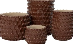 Clearance Blumentopf Selby braun D 13 H 10 cm Blumentöpfe & Pflanzgefäße|Blumentöpfe
