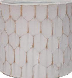 Blumentopf Shiro weiß D 18,5 H 17,5 cm Blumentöpfe|Blumentöpfe & Pflanzgefäße