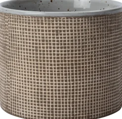 Discount Blumentopf Zahra braun D 14 H 11,5 cm Blumentöpfe & Pflanzgefäße|Blumentöpfe